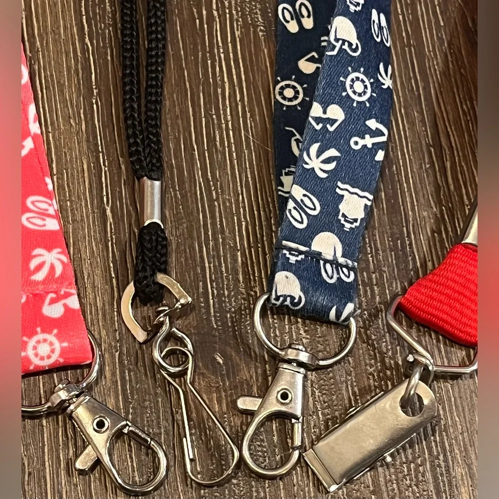 Amazon Kids Lanyard Set - Red, Black, and Blue